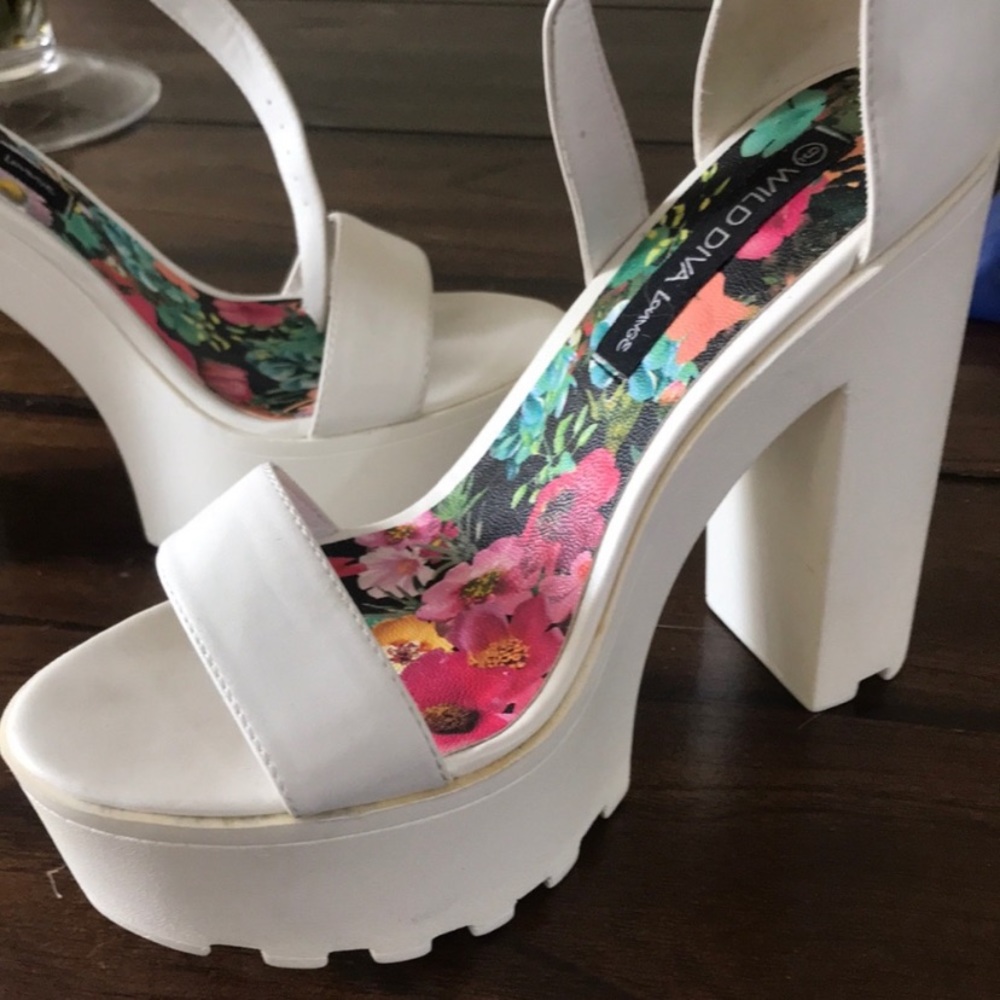 White Pumps - Picture 2 of 3